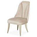 AICO Michael Amini Villa Cherie Side Chair - Hazelnut