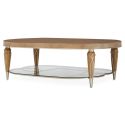AICO Michael Amini Villa Cherie Oval Cocktail Table - Caramel (Promo)