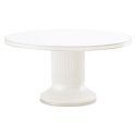 AICO Michael Amini La Marisia Round Dining Table in Creamy Pearl