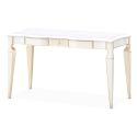 AICO Michael Amini La Marisia Vanity Desk in Creamy Pearl