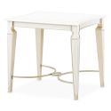 AICO Michael Amini La Marisia End Table in Creamy Pearl
