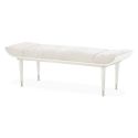 AICO Michael Amini La Marisia Bench in Creamy Pearl