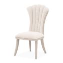 AICO Michael Amini Fantosini Dining Side Chair in Silver Mist