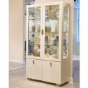 AICO Michael Amini Fantosini Display Cabinet in Creamy Pearl