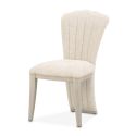AICO Michael Amini Fantosini Vanity Chair in Silver Mist