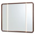 AICO Michael Amini Mason Park Dresser Mirror with LED Lighting in Umber