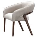AICO Michael Amini Houston Vanity Chair in Walnut