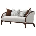 AICO Michael Amini Houston Loveseat in Walnut