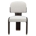 AICO Michael Amini West Kensington Dining Side Chair in Medium Espresso