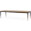 AICO Michael Amini Malibu Crest 4 Leg Rectangular Dining Table - Crotch Mahogany (Promo)
