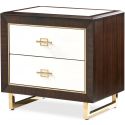 AICO Michael Amini Belmont Place Nightstand - Espresso (Promo)