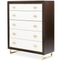 AICO Michael Amini Belmont Place 5 Drawer Chest - Espresso (Promo)