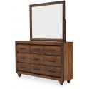 AICO Michael Amini Kathy Ireland Brooklyn Walk Dresser & Mirror (CL1A) - CLEARANCE SALE