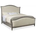 Hooker Furniture Ciao Bella Upholstered Bed, California King in Speckled Gray
