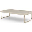 AICO Michael Amini Lisbon Cocktail Table Silken - Matte Cream (Promo)