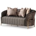 AICO Michael Amini Lisbon Loveseat - Onyx Gold (Promo)