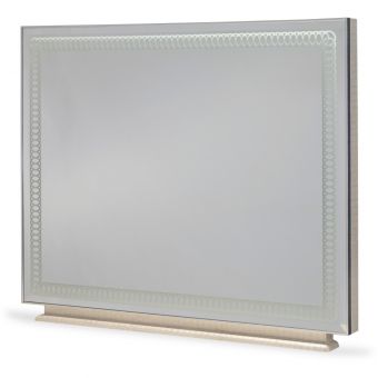 AICO Michael Amini Hollywood Swank Dresser Mirror in Crystal Croc