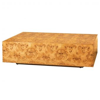 Oggetti Quincy Cocktail Table Burl Wood