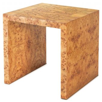 Oggetti Quincy End Table Burl Wood