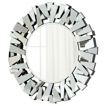 Cyan Design Circle Cityscape Mirror- Clear | Unlimited Furniture