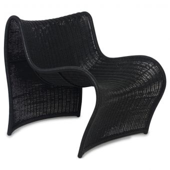 Oggetti Lola Occasional Chair, Black