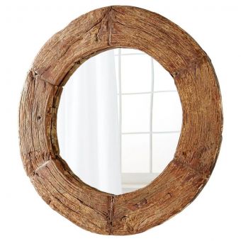 Cyan Design Wagon Mirror - Walnut | Unlimited Furniture