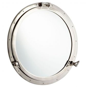 Cyan Design Large Seeworthy Mirror - Nickel | Unlimited Furniture