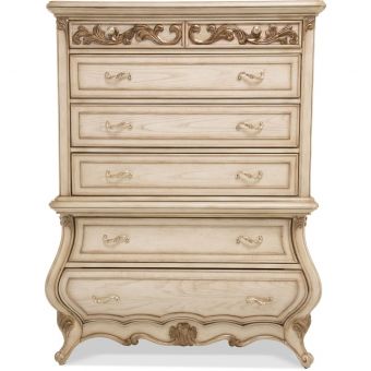 AICO Michael Amini Platine de Royale 6 Drawer Chest