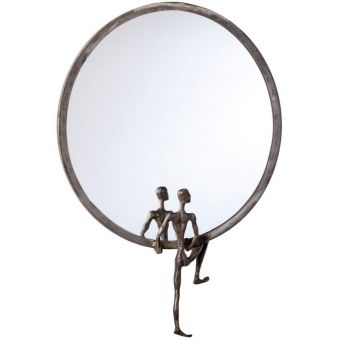 Cyan Design Kobe Mirror #1 - Raw Steel