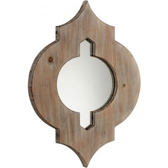 Cyan Design Turk Mirror - Washed Oak