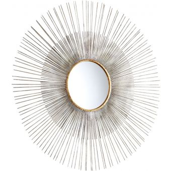 Cyan Design Large Pixley Mirror - Antiqued Silver Leaf