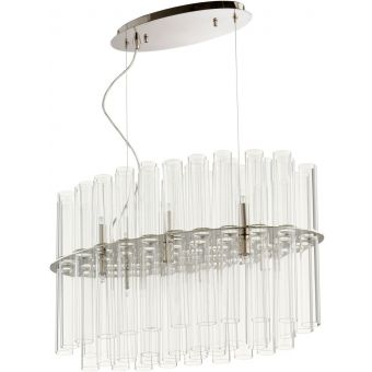 Cyan Design Beaker 12 Light 23.25" Pendant - Polished Nickel