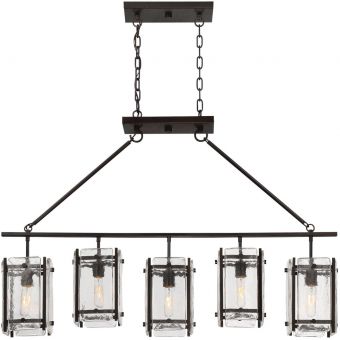 Savoy House Glenwood 5-Light Linear Chandelier in English Bronze