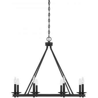 Savoy House Middleton 8-Light Chandelier in Matte Black