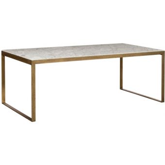 Sunpan MIXT Evert Coffee Table - High - White