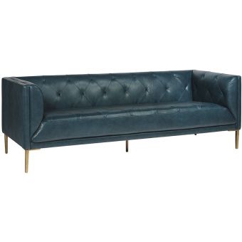 Sunpan MIXT Westin Sofa - Vintage Peacock
