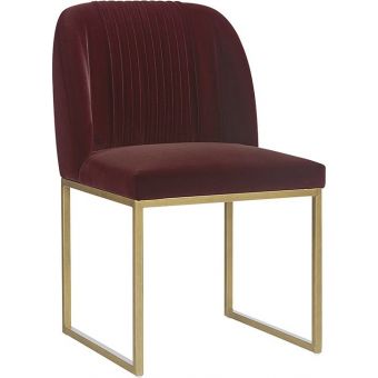 Sunpan MIXT Nevin Dining Chair - Merlot - Set of 2