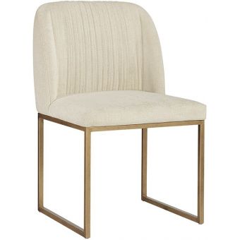 Sunpan MIXT Nevin Dining Chair - Polo Club Muslin - Set of 2