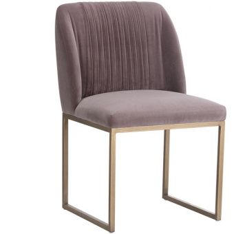 Sunpan MIXT Nevin Dining Chair - Blush Purple - Set of 2