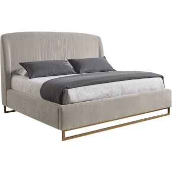 Sunpan MIXT Nevin Bed - King - Polo Club Stone