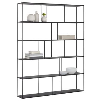 Sunpan MIXT Eiffel Extra Large Bookcase - Black