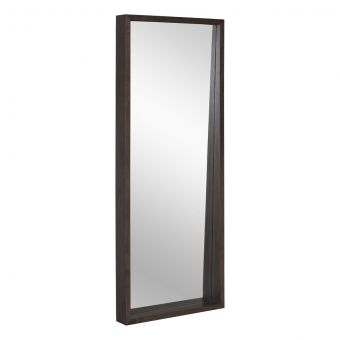 Sunpan Fresno Floor Mirror in Narrow and Dark Brown