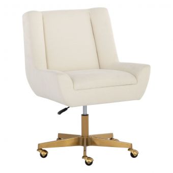 Sunpan Mirian Office Chair - Zenith Alabaster