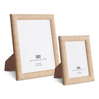 Eicholtz Picture Frame Pamplona Natural Raffia Finish Set Of 2