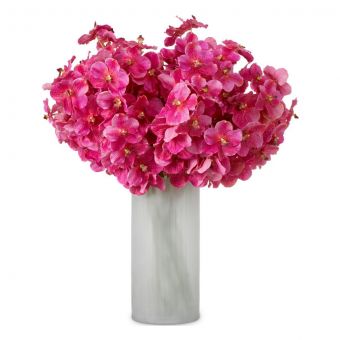 Eicholtz Bouquet Of Vanda Orchids Pink Real Touch 24 Pcs