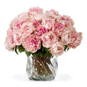 Eicholtz Bouquet Of Peonies Pink Tones Real Touch 48 Pcs/2 Varieties