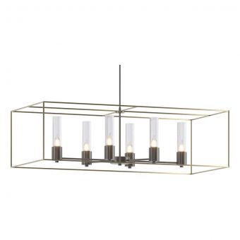 Hubbardton Forge Portico Pendant in Dark Smoke 138940-1805