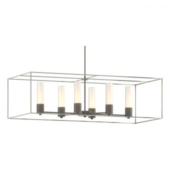 Hubbardton Forge Portico Pendant in Dark Smoke 138940-1806