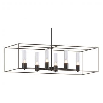 Hubbardton Forge Portico Pendant in Black 138940-1811
