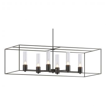 Hubbardton Forge Portico Pendant in Black 138940-1813